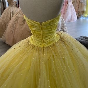 COPY - Canary Yellow Quinceañera ball gown